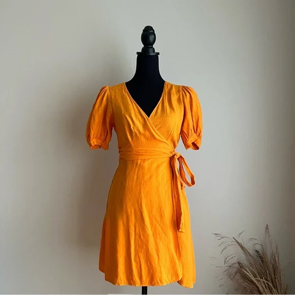 Zara | Dresses | Zara Linen Dress Size Xs | Poshmark
